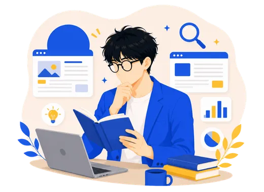 Ilustrasi artikel dan insights